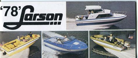 Sell 1978 Larson Boats - Dealer Sales Brochure - 36 pages - 3¾" X 9 ...