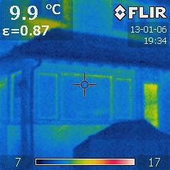 Thermal image of our house | Janet McKnight | Flickr