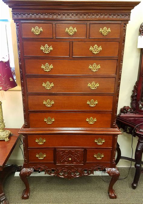 Luxurious victorian style 2 piece highboy dresser $479 | Victorian dressers, Dresser, Victorian