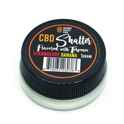 CBD Shatter with Terpenes | CBD Extract | CBD Concentrate