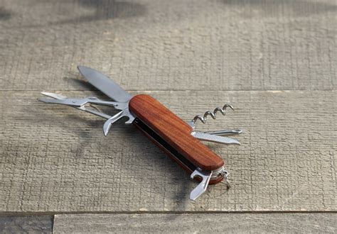 Wooden Pocket Knife, Custom Pocket Knife, Personalized Groomsmen Gift Pocket Knife ,Fathers Day ...