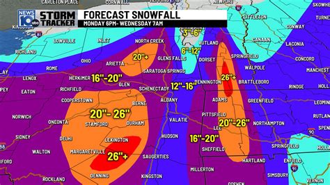 Weather Forecast Map Snow