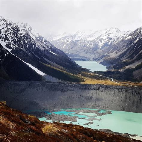 Sealy Tarns Track at Mount Cook New Zealand | Mount cook new zealand, New zealand, Natural landmarks