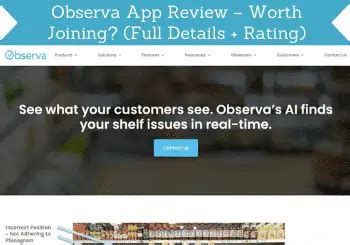 Observa App Review – Worth Joining? (Full Details + Rating)