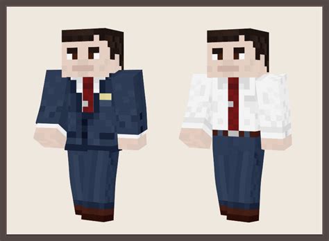 Minecraft Suit Skin Template