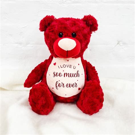 Valentine Teddy Bear - Etsy