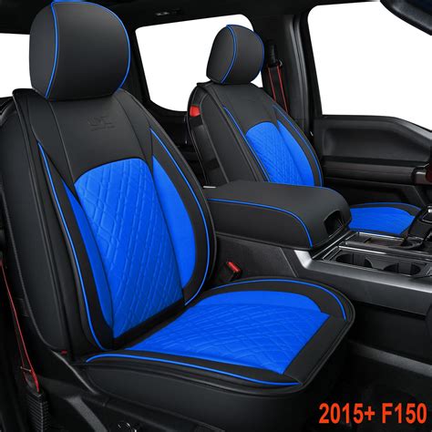 Buy F150 Full Set LUCKYMAN CLUB Q7 Seat Covers, Fit 2015-2022 Ford F150 and 2017-2022 F250 F350 ...