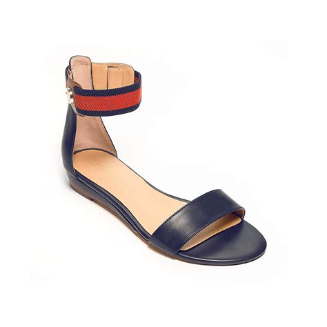 Tommy Hilfiger Wedge Sandal in Blue (MARINE) | Lyst