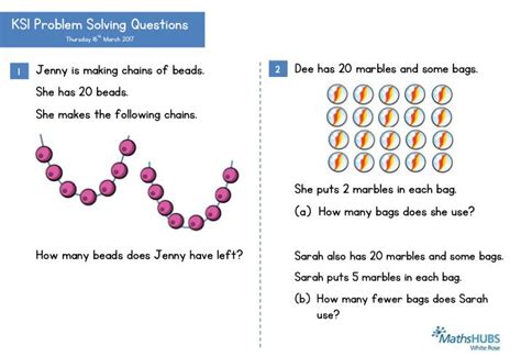 Pin by Sharon Corton on White rose maths | White rose maths, Problem ...