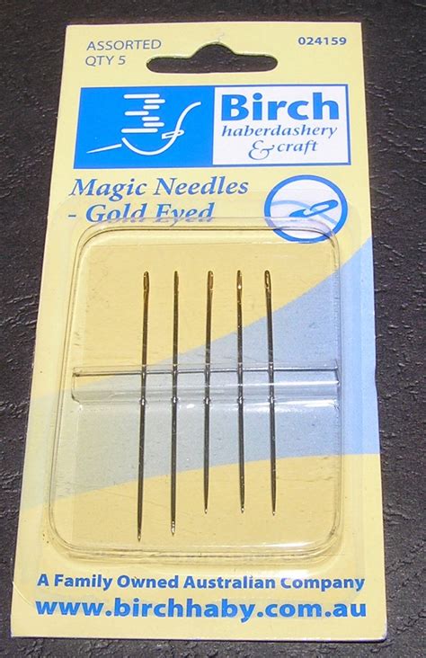 5 Magic Needles Easy Thread Gold Plated Sewing Quilting | Etsy