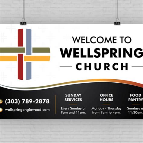 Designs | Signage Template for Modern Church in Colorado | Signage contest