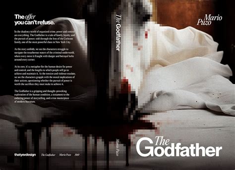 The Godfather - Book Cover ReDesign on Behance