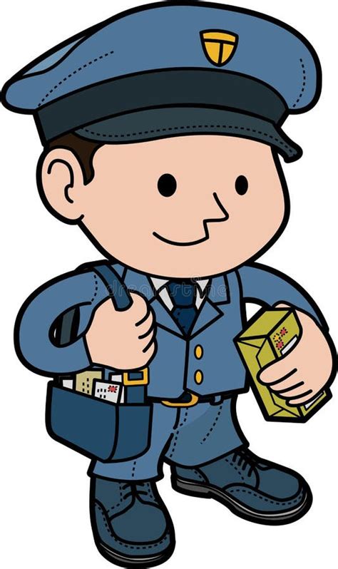 Illustration Of Mailman Stock Photography - Image: 7005672