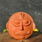 Buy CreateYourTaste Wall Decor Terracotta Clay Masks for Home Interior ...
