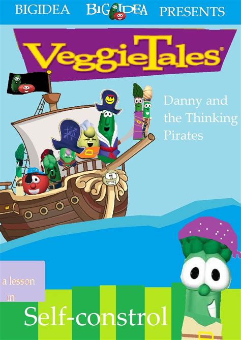 the book cover for veggie tales and the thinking pirates