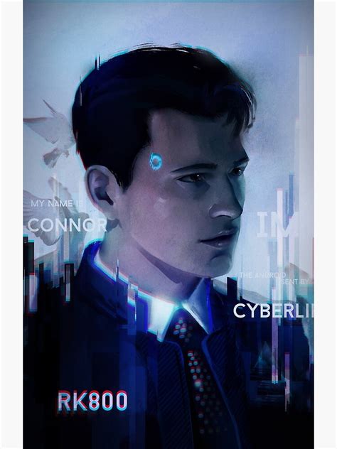 "Detroit: Become Human Connor RK800 Android" Poster for Sale by ...