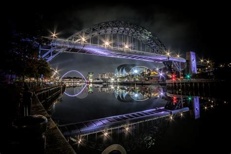 Tyne Bridge Picture | Newcastle at Night | Download Artwork