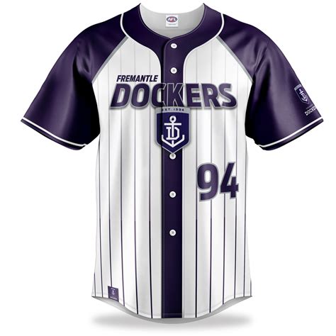 Fremantle Dockers Baseball Shirt