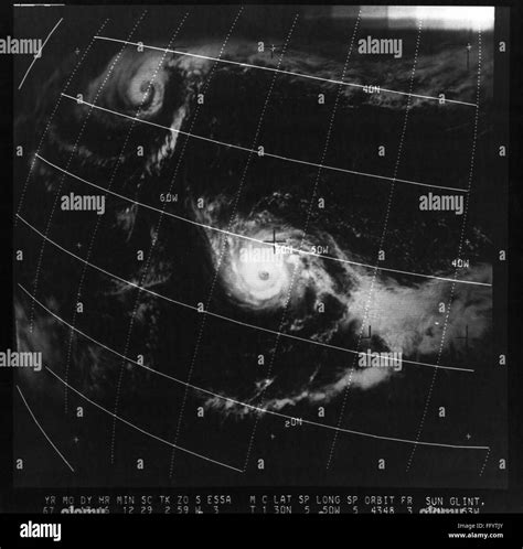 ATLANTIC HURRICANES, 1967. /nSatellite photograph of Hurricane Doria ...