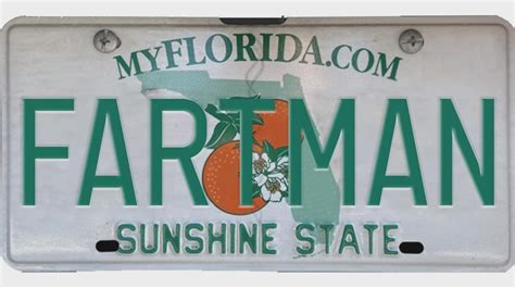 LIST: Rejected Florida license plates too vulgar to be stamped | wtsp.com