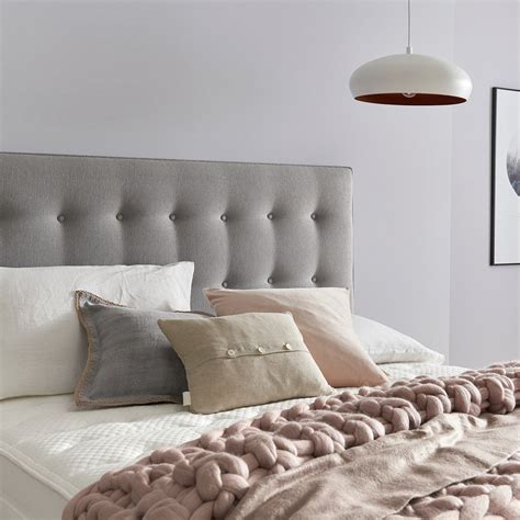 Silentnight Goya Grey Fabric Headboard in 4 Sizes | Costco UK