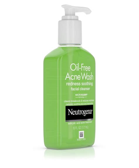 Oil-Free Acne Face Wash Redness Soothing Facial Cleanser | Neutrogena®