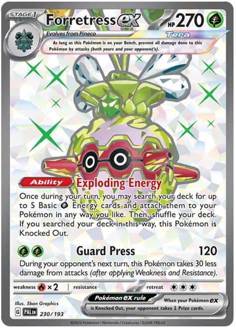 Forretress ex - Paldea Evolved #230 Pokemon Card