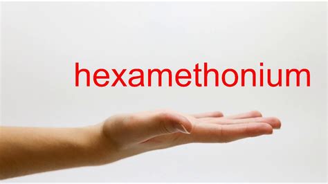 How to Pronounce hexamethonium - American English - YouTube