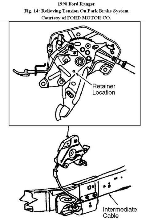 1998 ford ranger brake line diagram