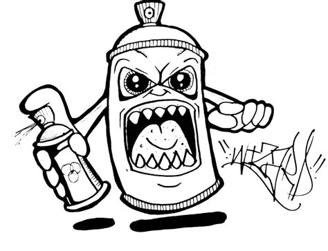 Graffiti Characters Spray Can Clipart | Free download on ClipArtMag