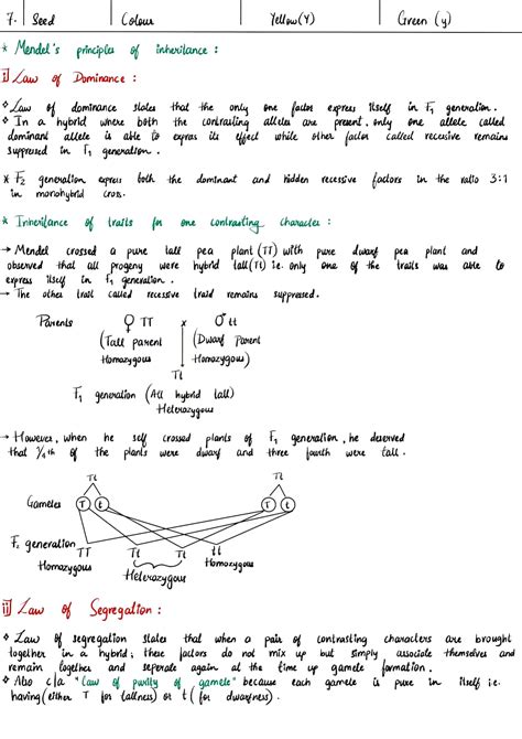 Heredity and evolution class 10 notes - Studypur