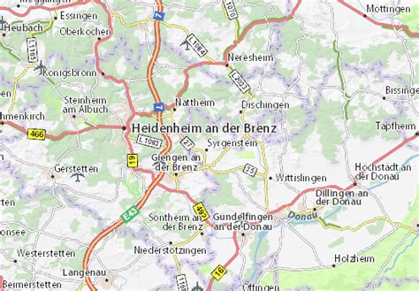 MICHELIN Altenberg map - ViaMichelin