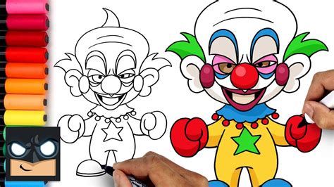 How To Draw Shorty | Killer Klowns from Outer Space - YouTube