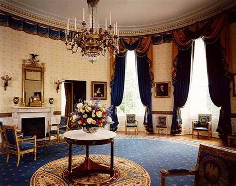 Love the Blue Room | White house rooms, White house interior, White rooms