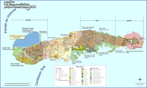 Puerto Rico Map Beaches - ToursMaps.com