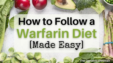 Diet When Taking Warfarin