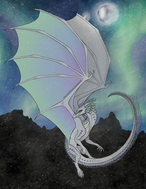 Aurora the rainwing/icewing by xthedragonrebornx | Wings of fire, Wings ...