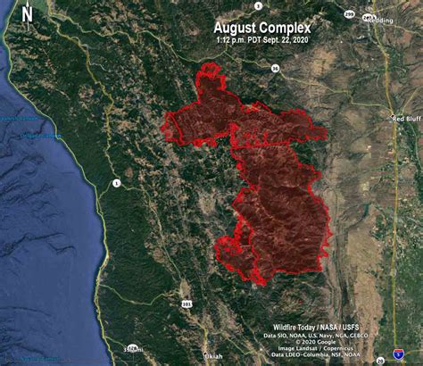 August Complex of fires in Northern California has burned 846,000 acres - Wildfire Today