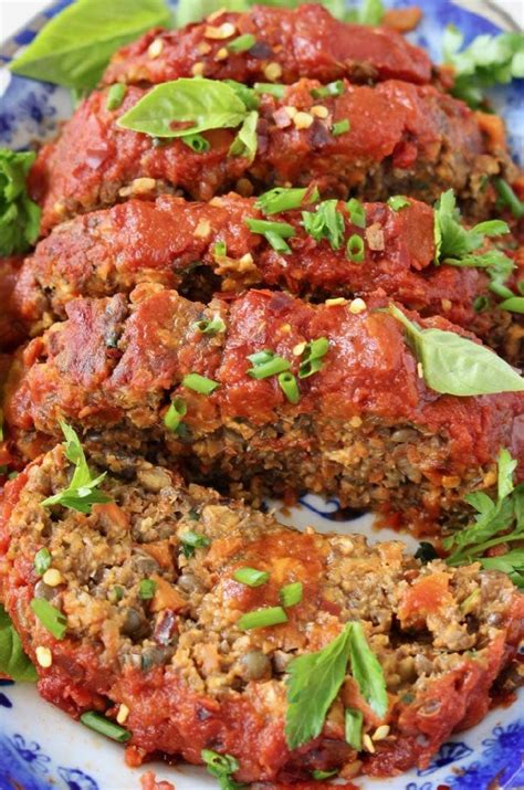 Vegetarian Meatless Meatloaf With Lentils Recipe - newbritawaterchiller