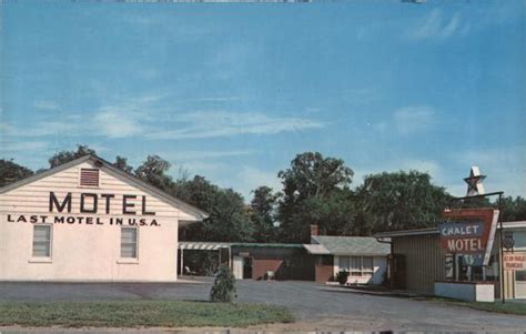 Chalet Motel Champlain, NY Postcard