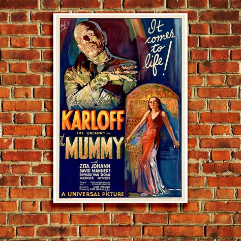 The Mummy - Boris Karloff | Retro Movie Poster | Just Posters