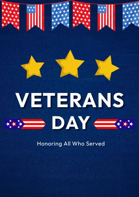 Veterans Day Poster Template | PosterMyWall