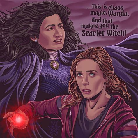 WANDA vs AGATHA by Fausto-Giurescu on DeviantArt in 2021 | Scarlet ...