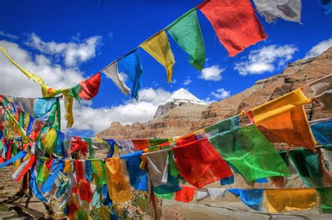 The Sacred Mountain Kailash , Tibet Stock Image - Image of north, kalpa ...