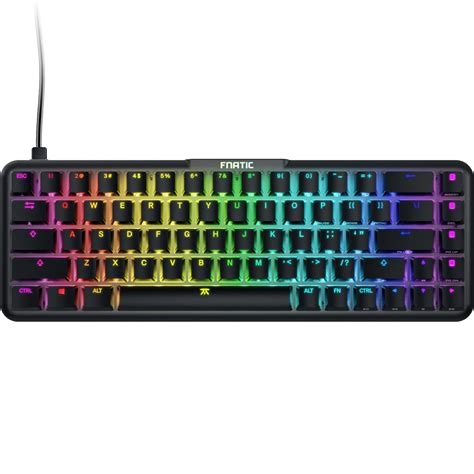 FNATIC STREAK65 - Compact RGB Gaming Mechanical Keyboard - Silent Speed Linear Switches - 65% ...