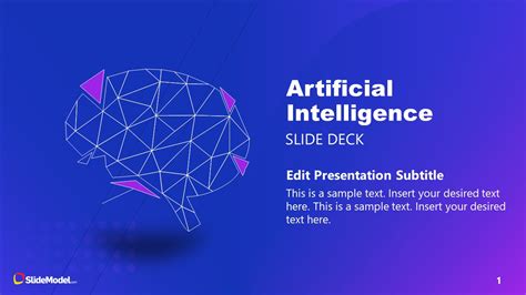 Artificial Intelligence Slide Deck Template - SlideModel