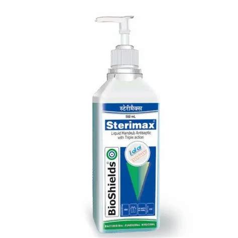 500ml Sterimax Hand Sanitizer, For Personal, Plastic Bottle at Rs 500 ...