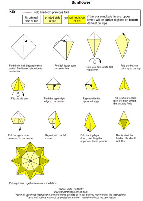 Tea Bag Folding Printable Patterns