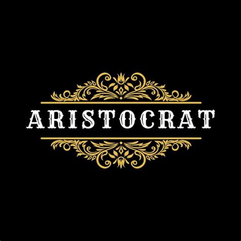 Premium Vector | Aristocrat vector logo design template