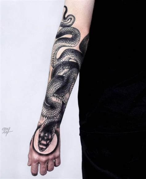 40+ Best Snake Arm Tattoo Design Ideas - PetPress